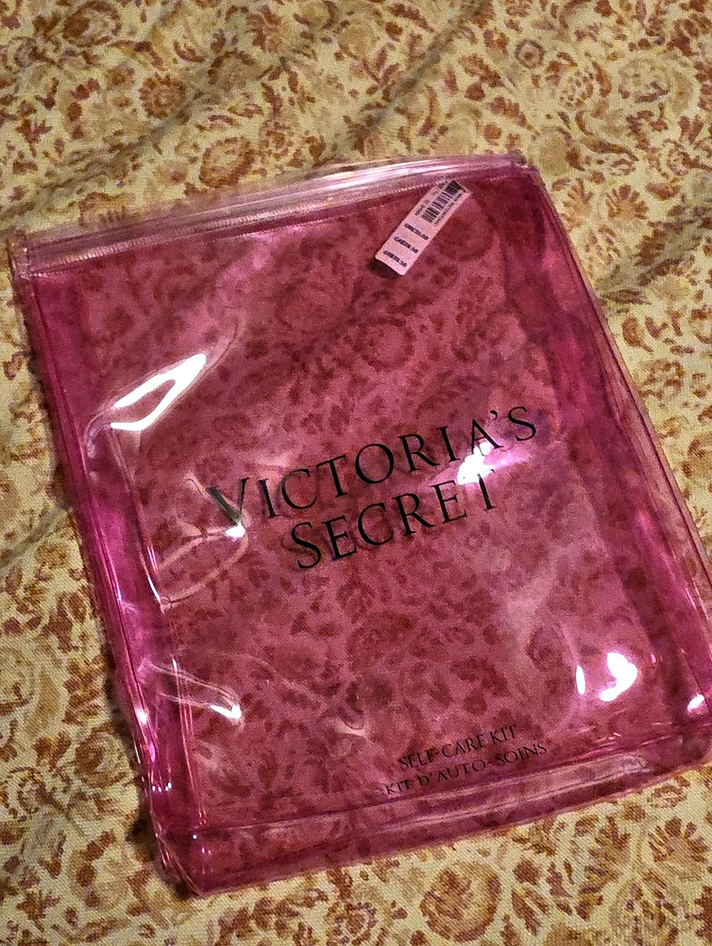 Victoria's Secret Pouch Pink Cosmetic Bag